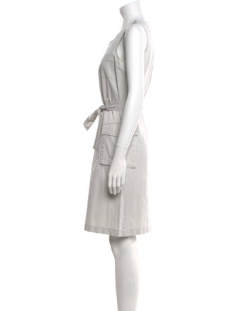 Joseph Scoop Neck Knee-Length Dress