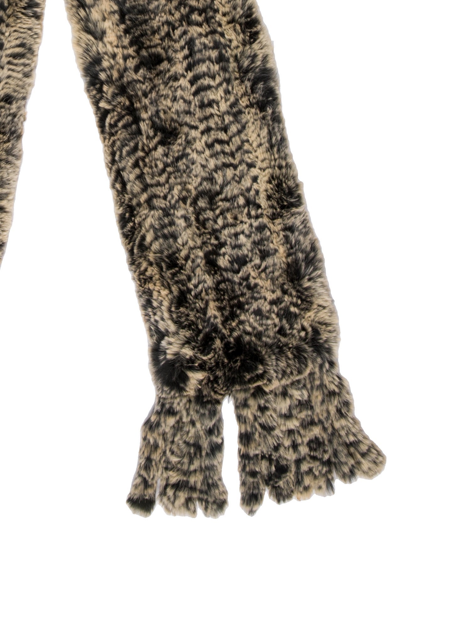 Joseph Fur Printed Scarf