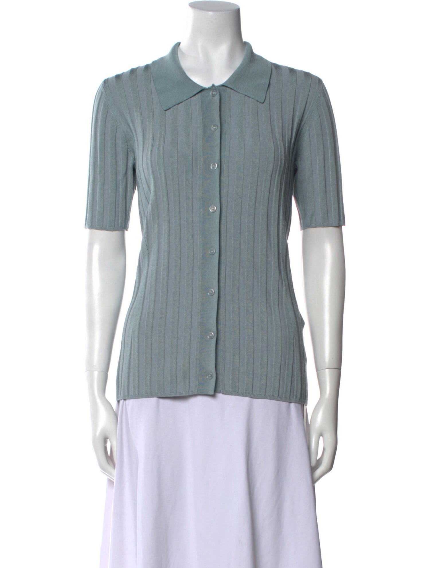 Joseph Short Sleeve Button-Up Top