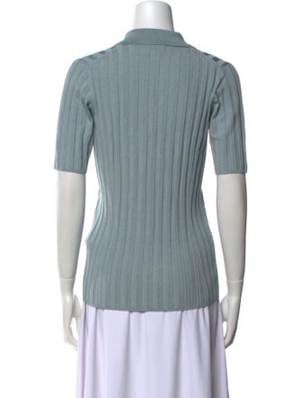 Joseph Short Sleeve Button-Up Top