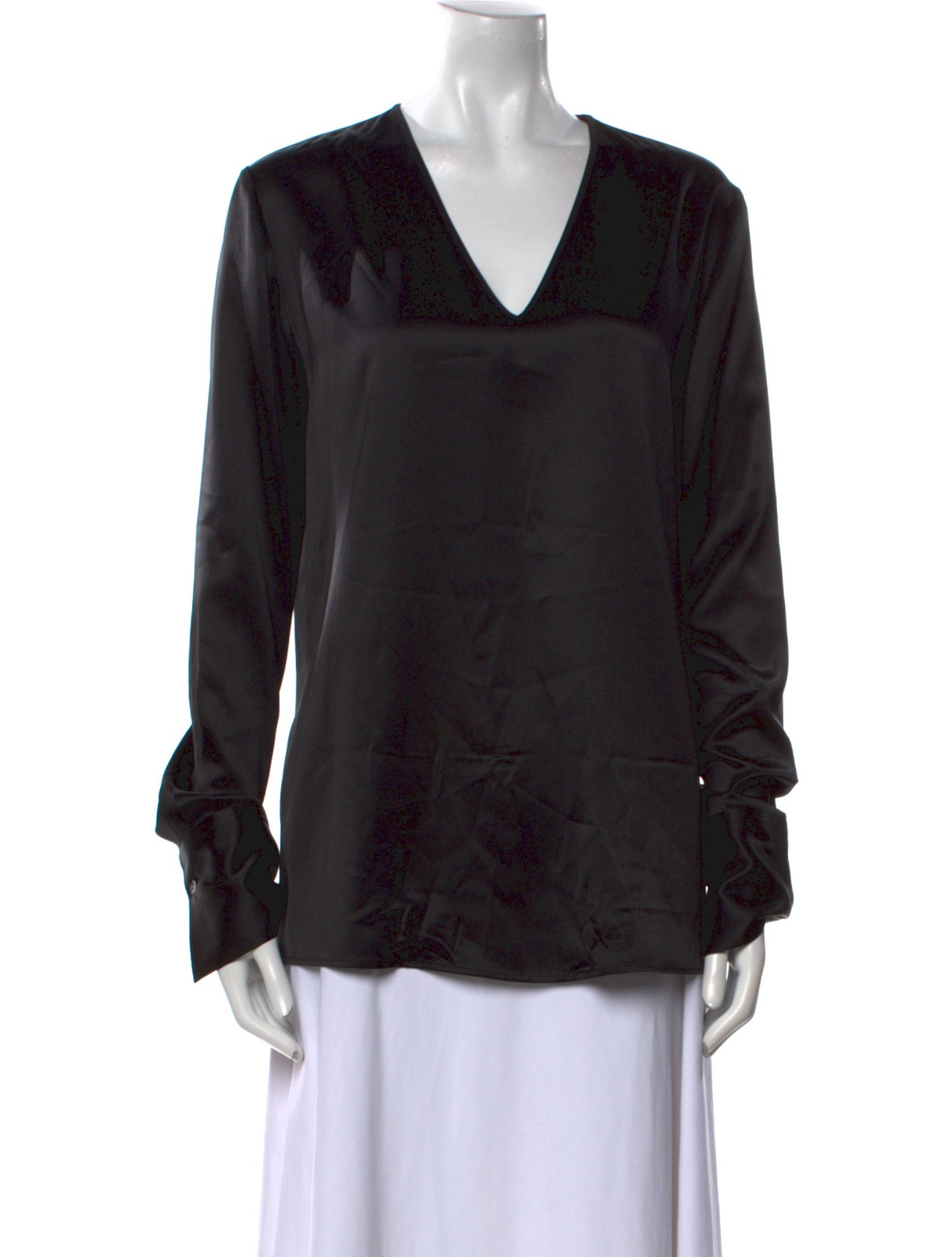 Joseph Silk V-Neck Blouse
