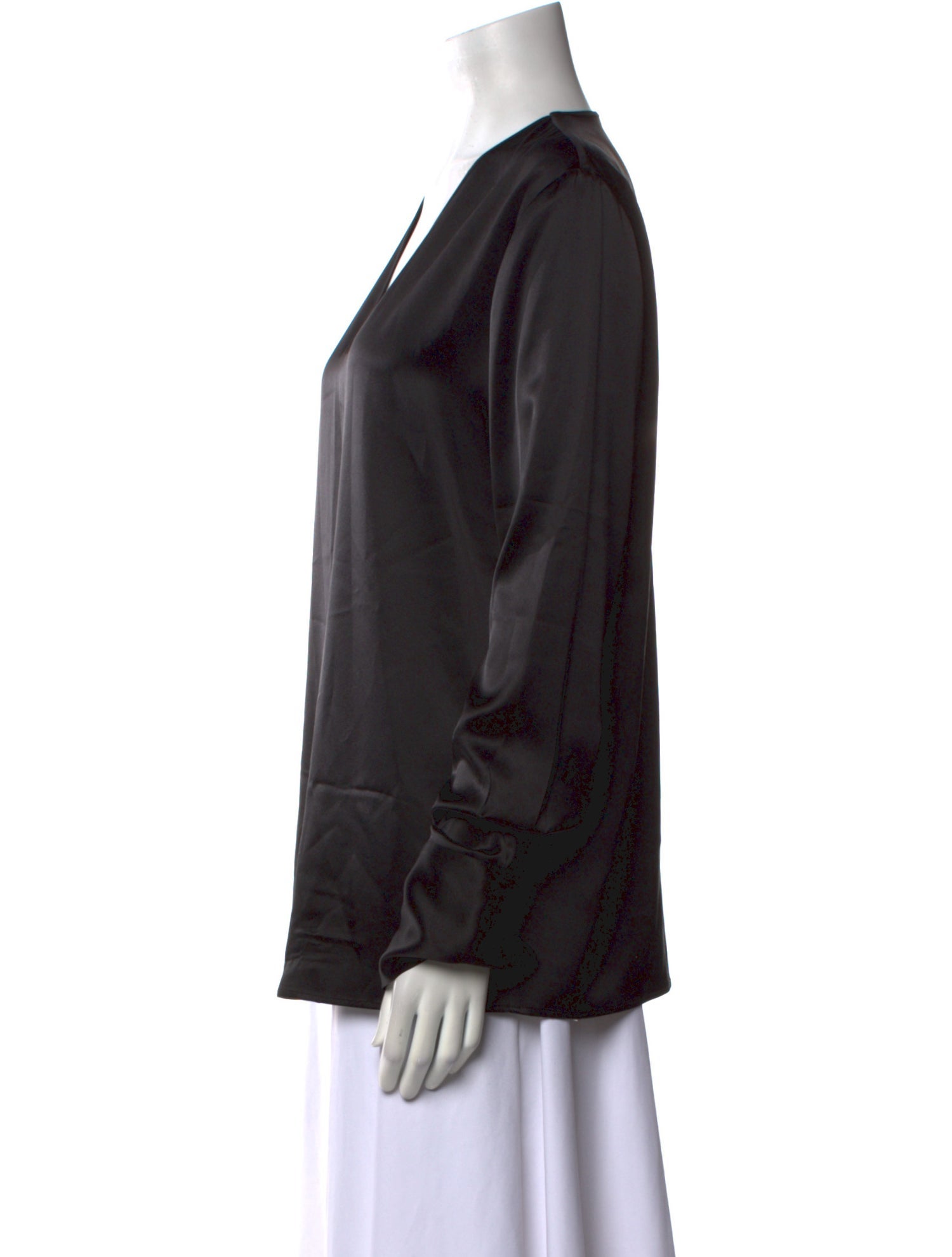 Joseph Silk V-Neck Blouse