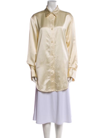 Joseph Long Sleeve Button-Up Top