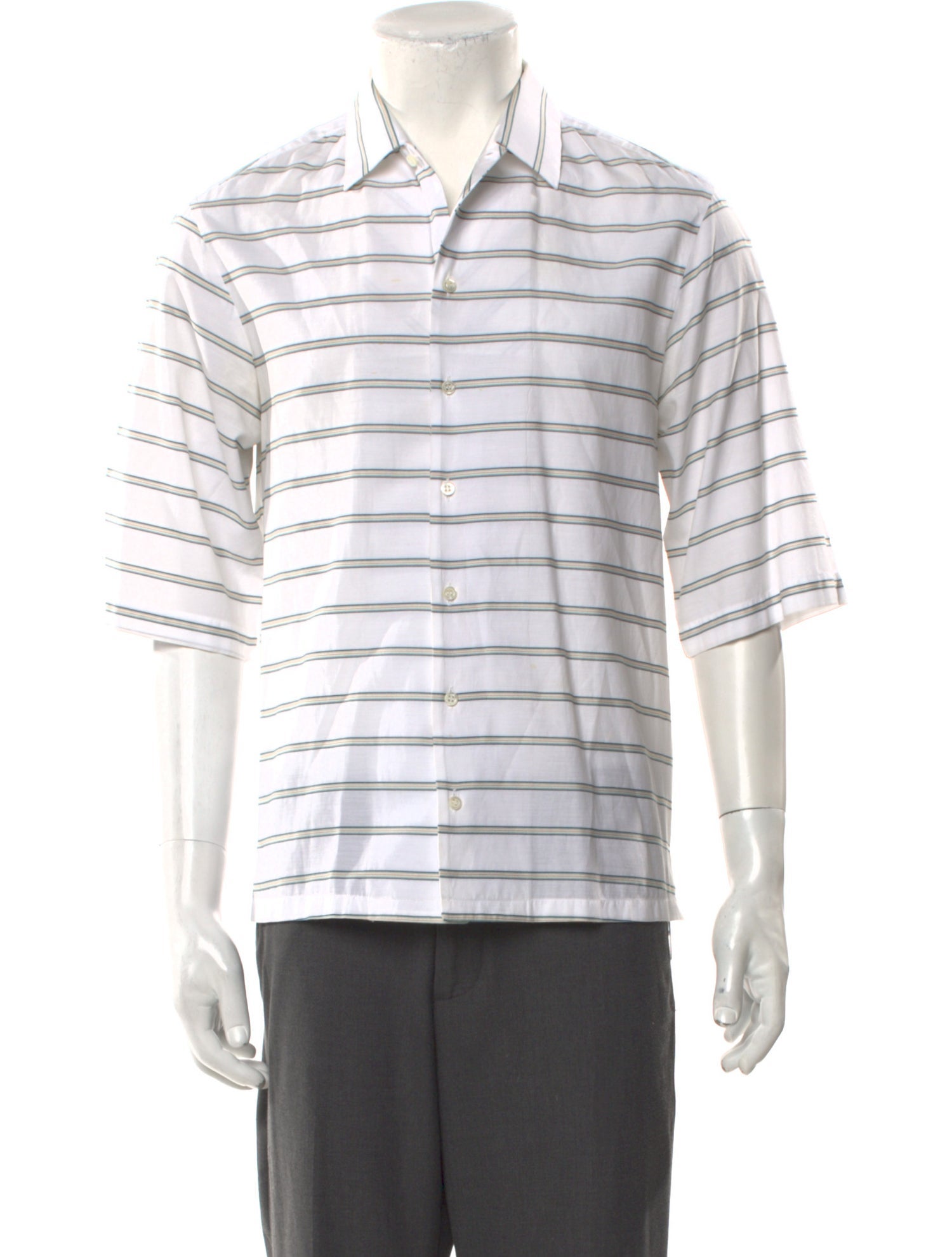 Joseph Striped Short Sleeve Shirt