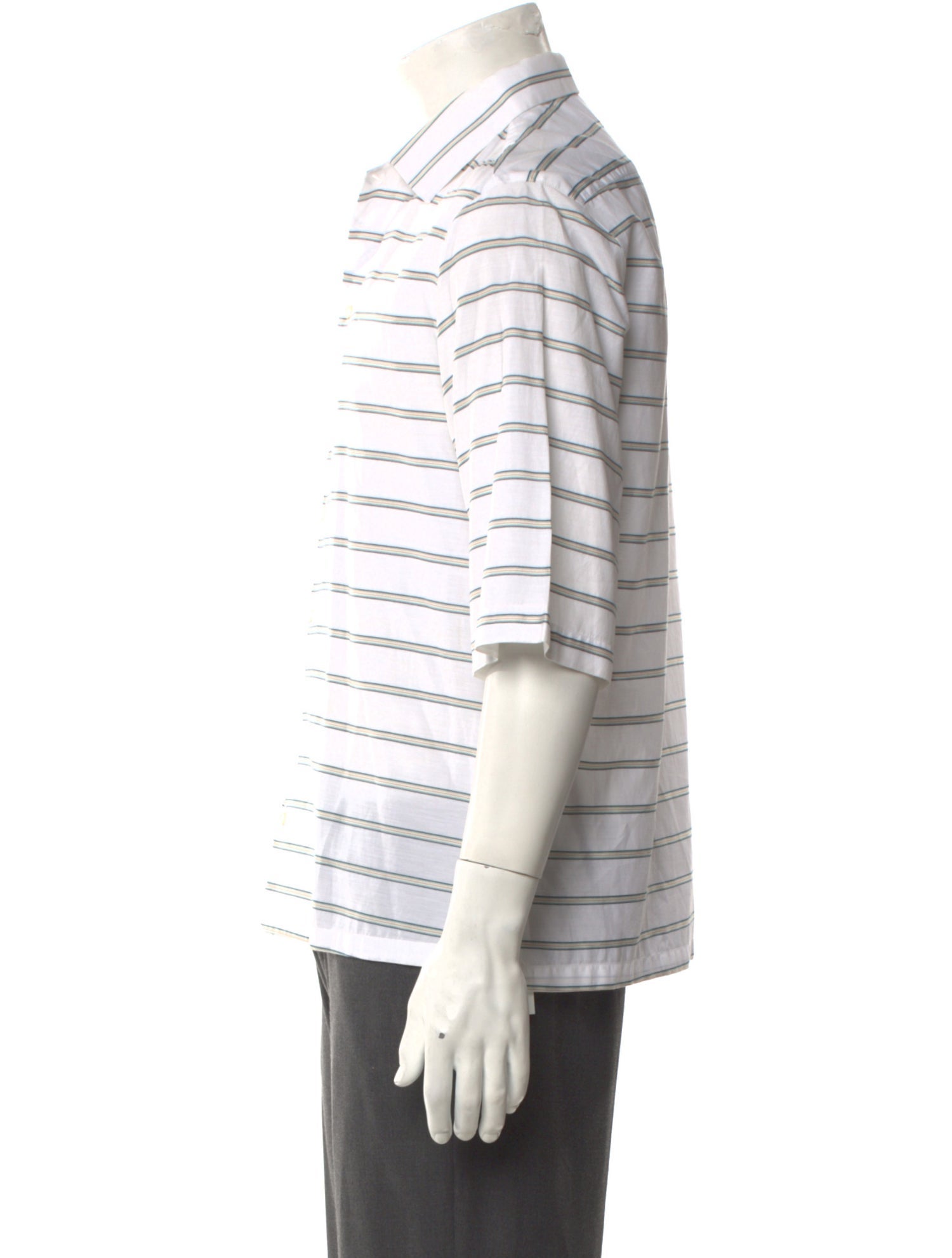 Joseph Striped Short Sleeve Shirt