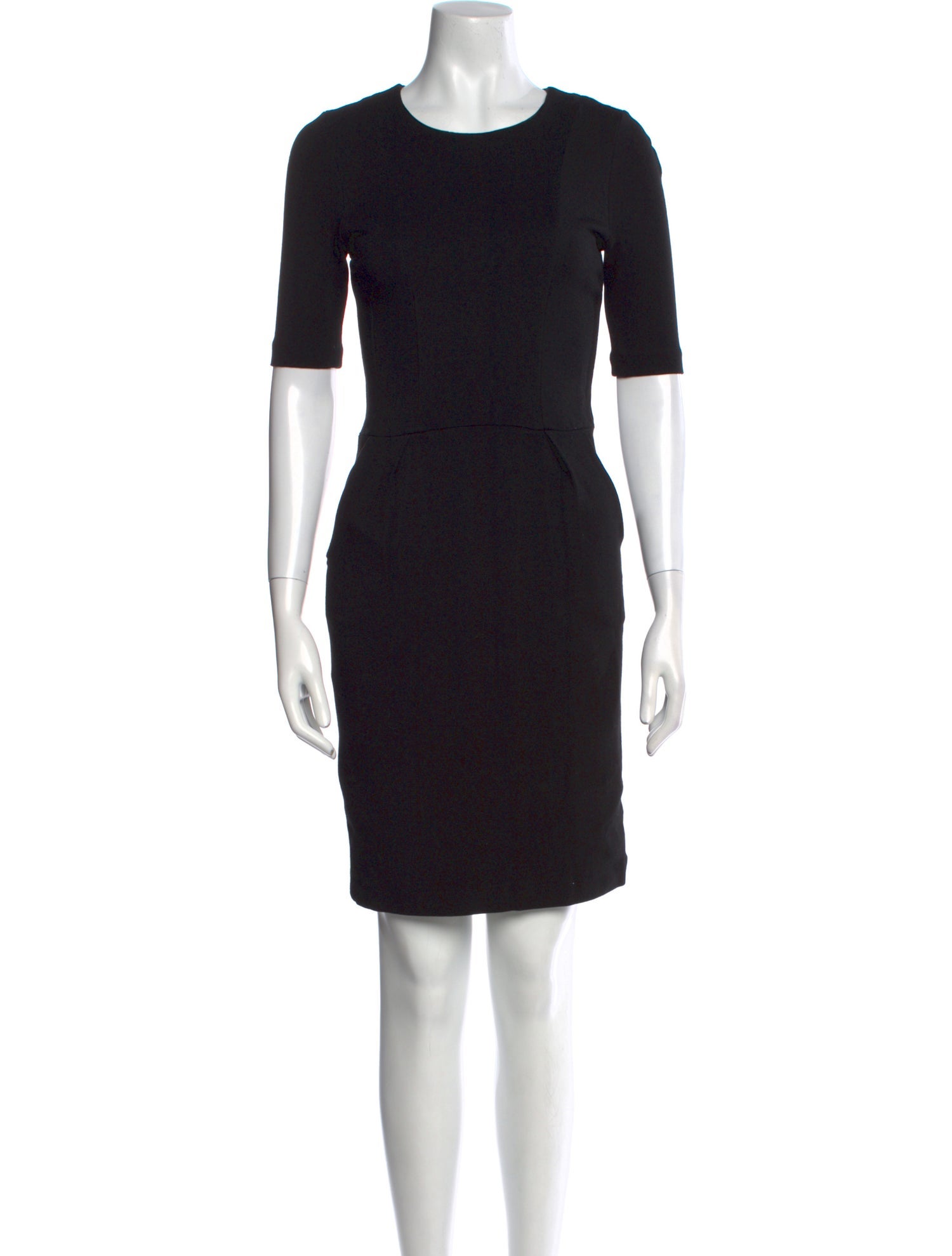 Joseph Crew Neck Knee-Length Dress
