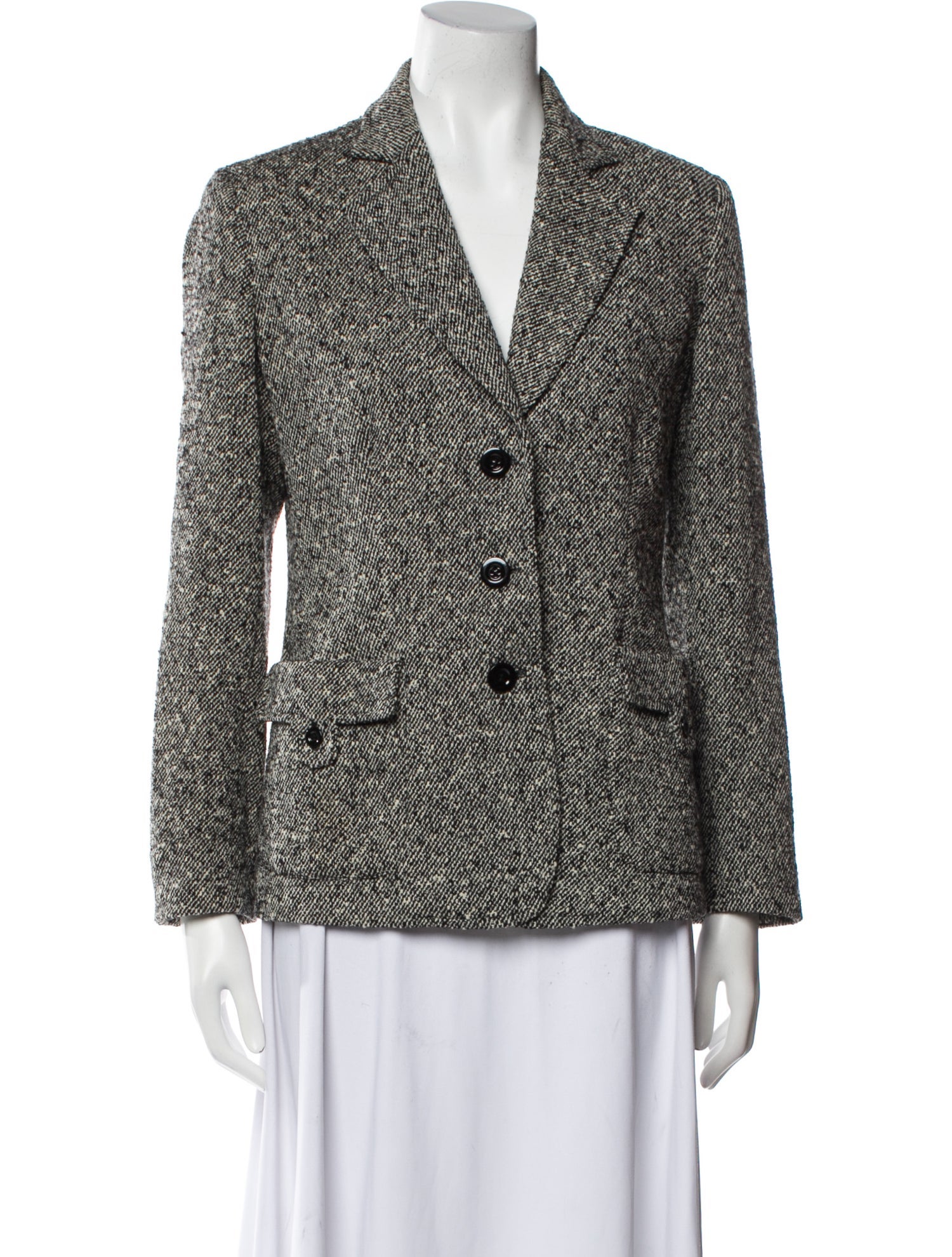 Joseph Virgin Wool Printed Blazer