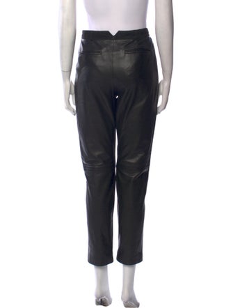 Joseph Lambskin Skinny Leg Pants