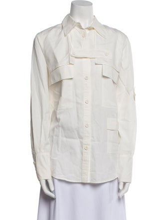 Joseph Long Sleeve Button-Up Top
