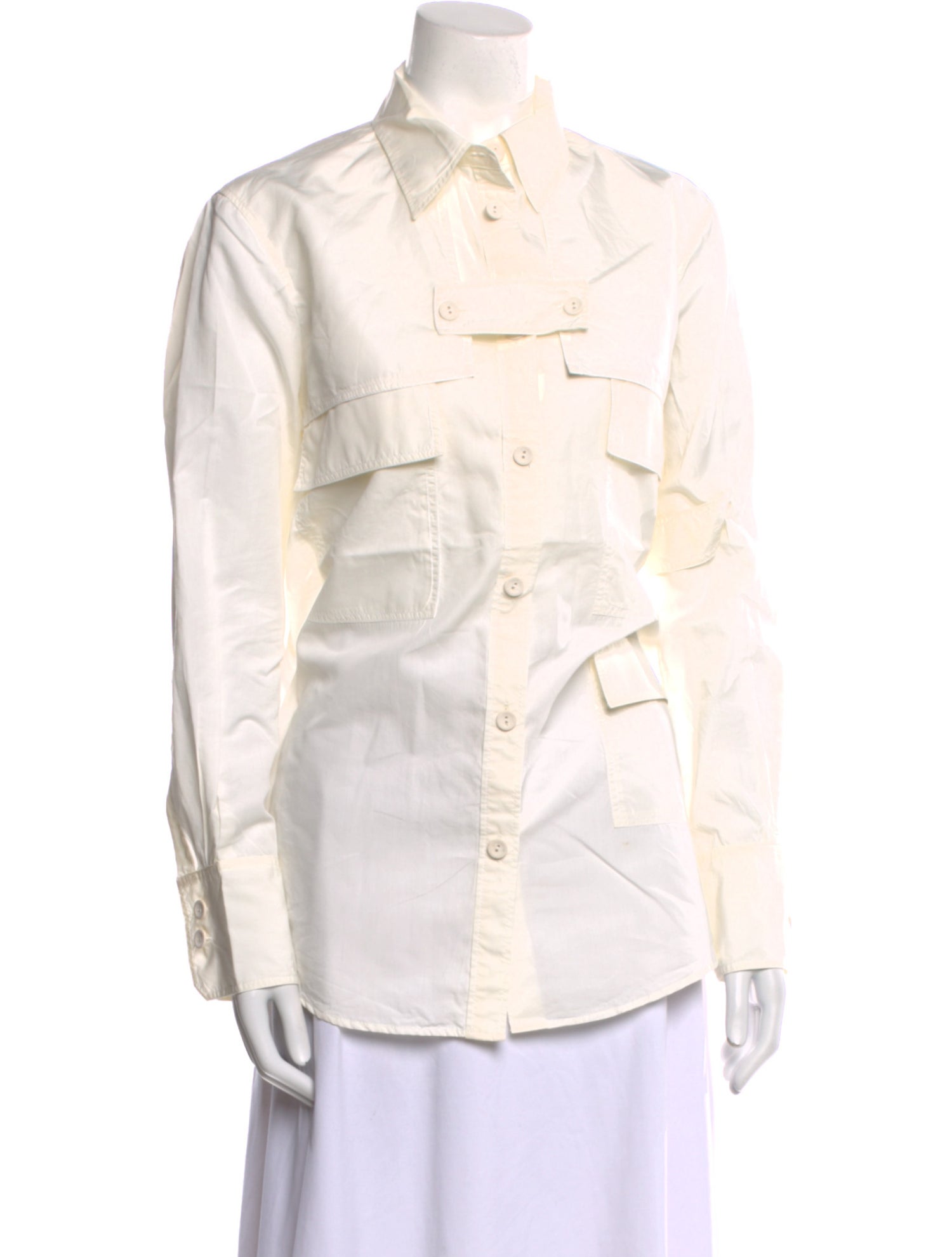 Joseph Long Sleeve Button-Up Top