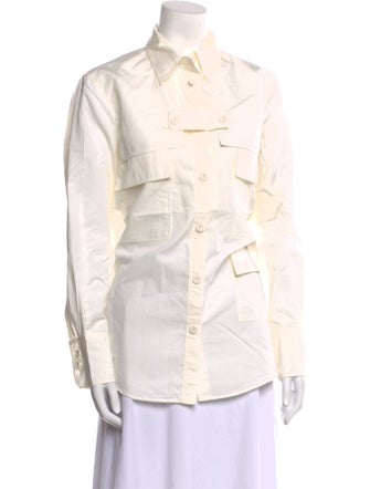 Joseph Long Sleeve Button-Up Top