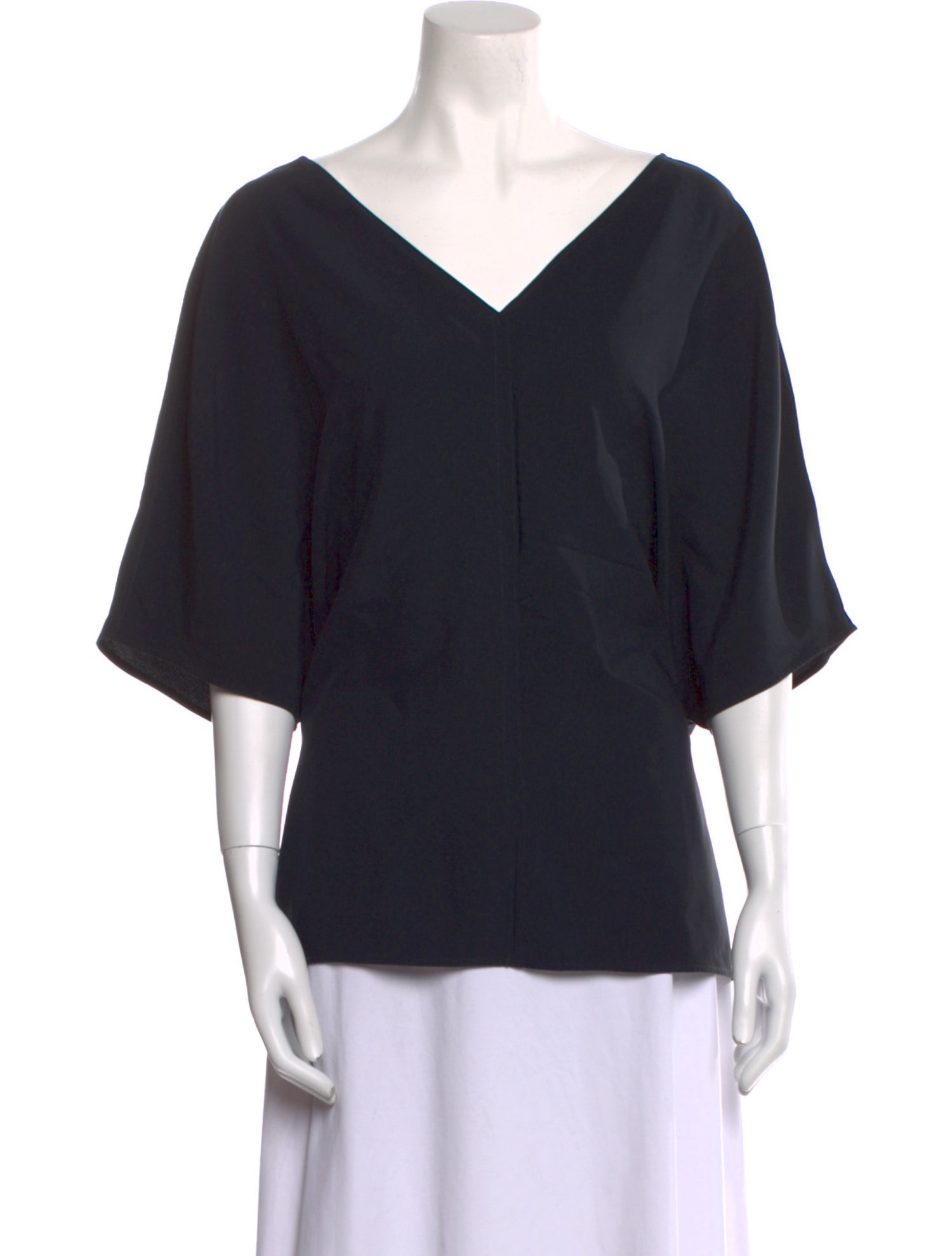 Joseph Silk V-Neck Blouse