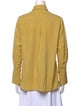 Joseph Silk Long Sleeve Button-Up Top