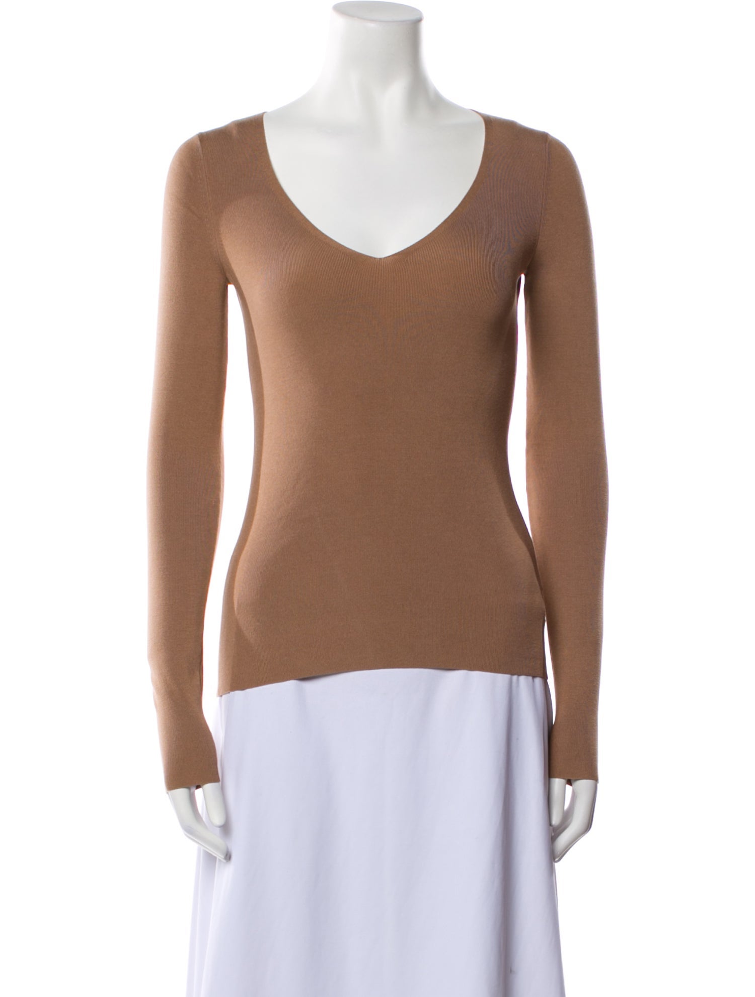 Joseph Silk V-Neck T-Shirt