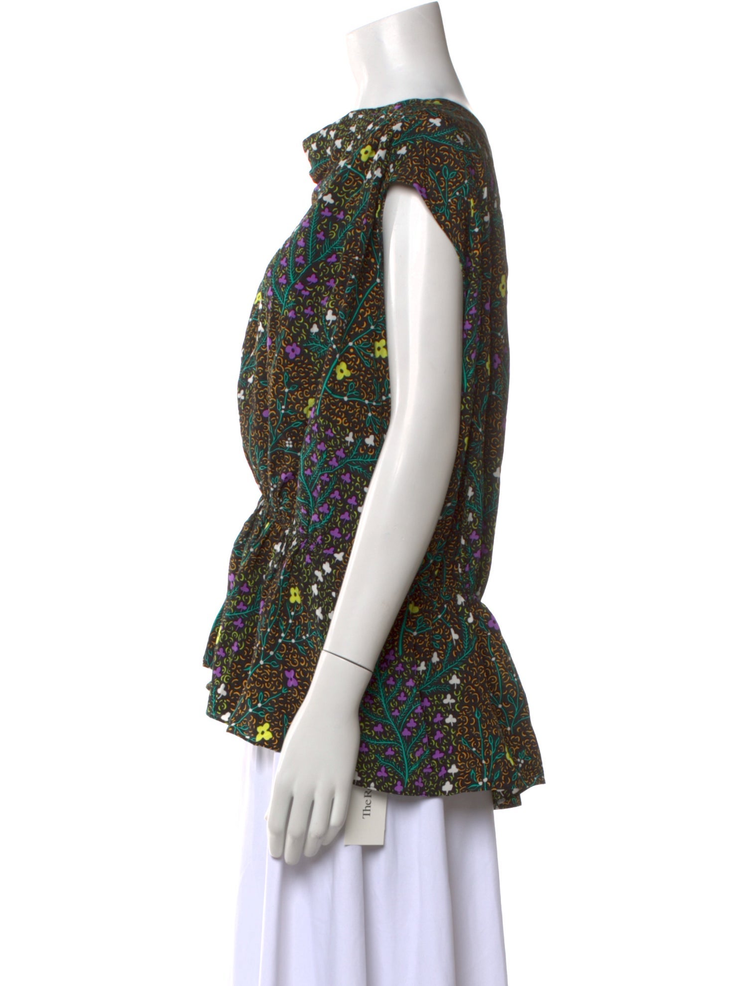 Joseph Silk Floral Print Blouse