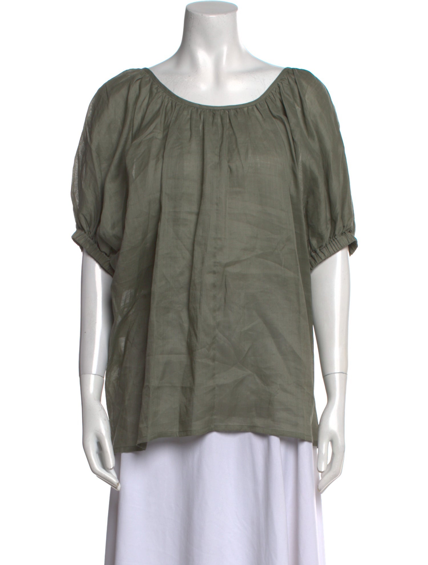 Joseph Scoop Neck Short Sleeve Top