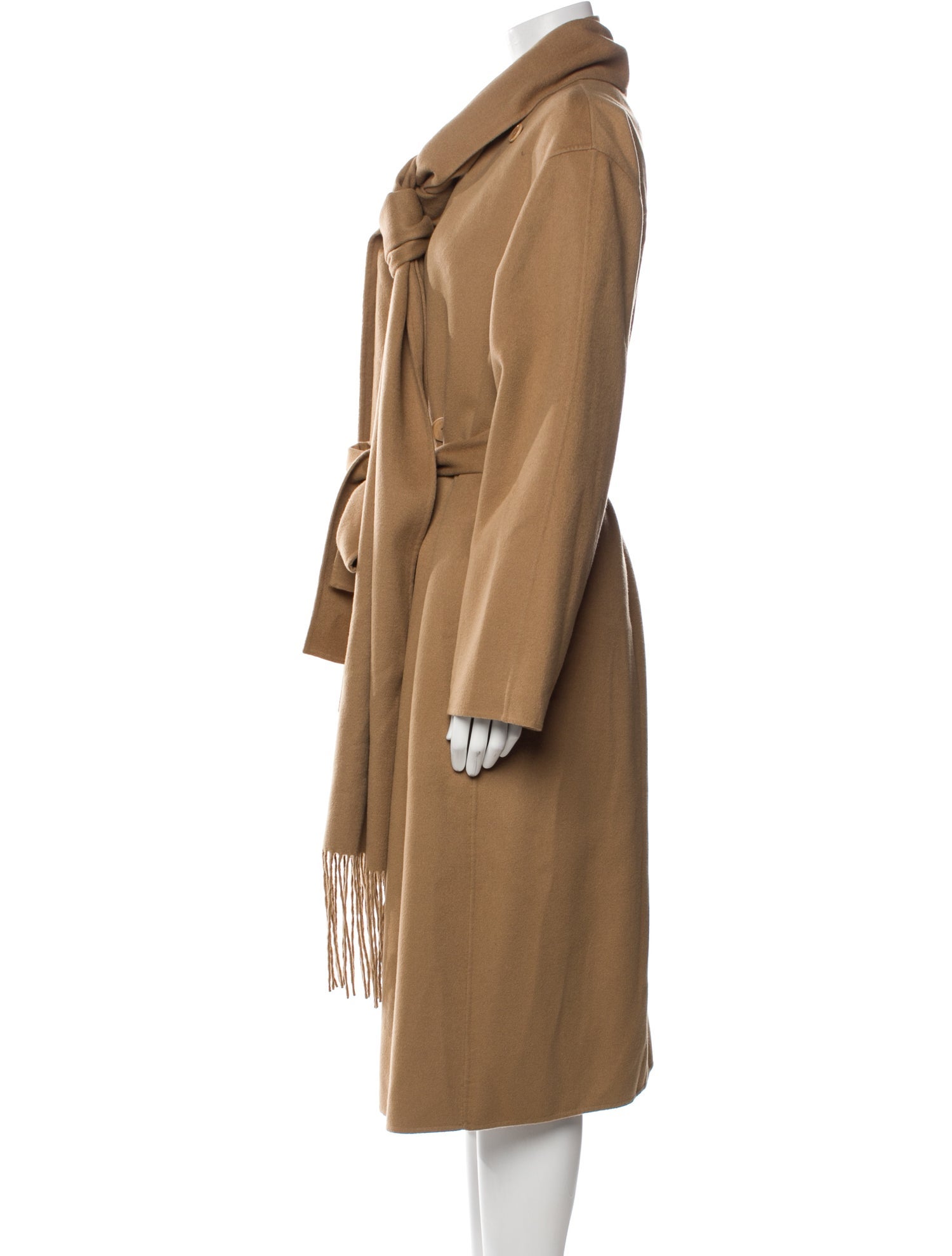 Joseph Wool Faux Fur Coat
