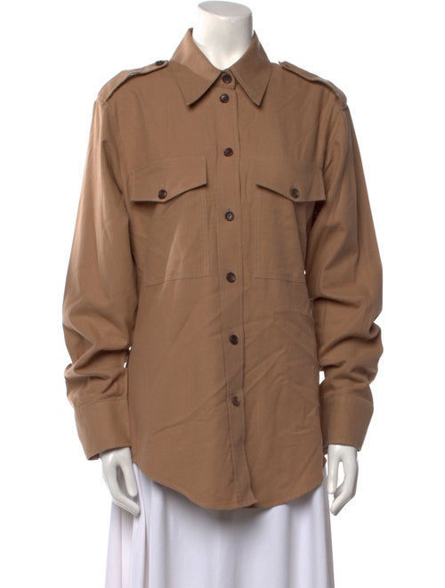 Joseph Long Sleeve Button-Up Top