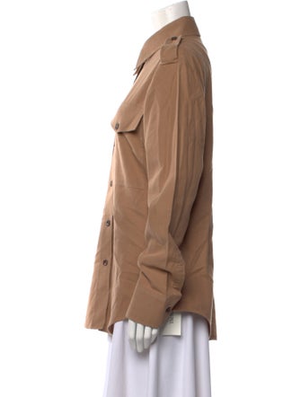 Joseph Long Sleeve Button-Up Top