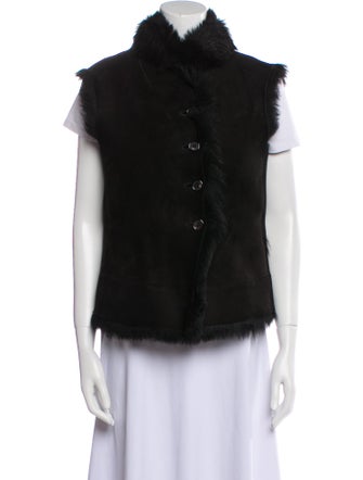 Joseph Leather Vest