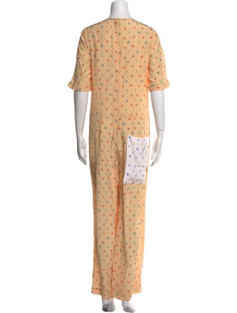 Joseph Silk Floral Print Jumpsuit