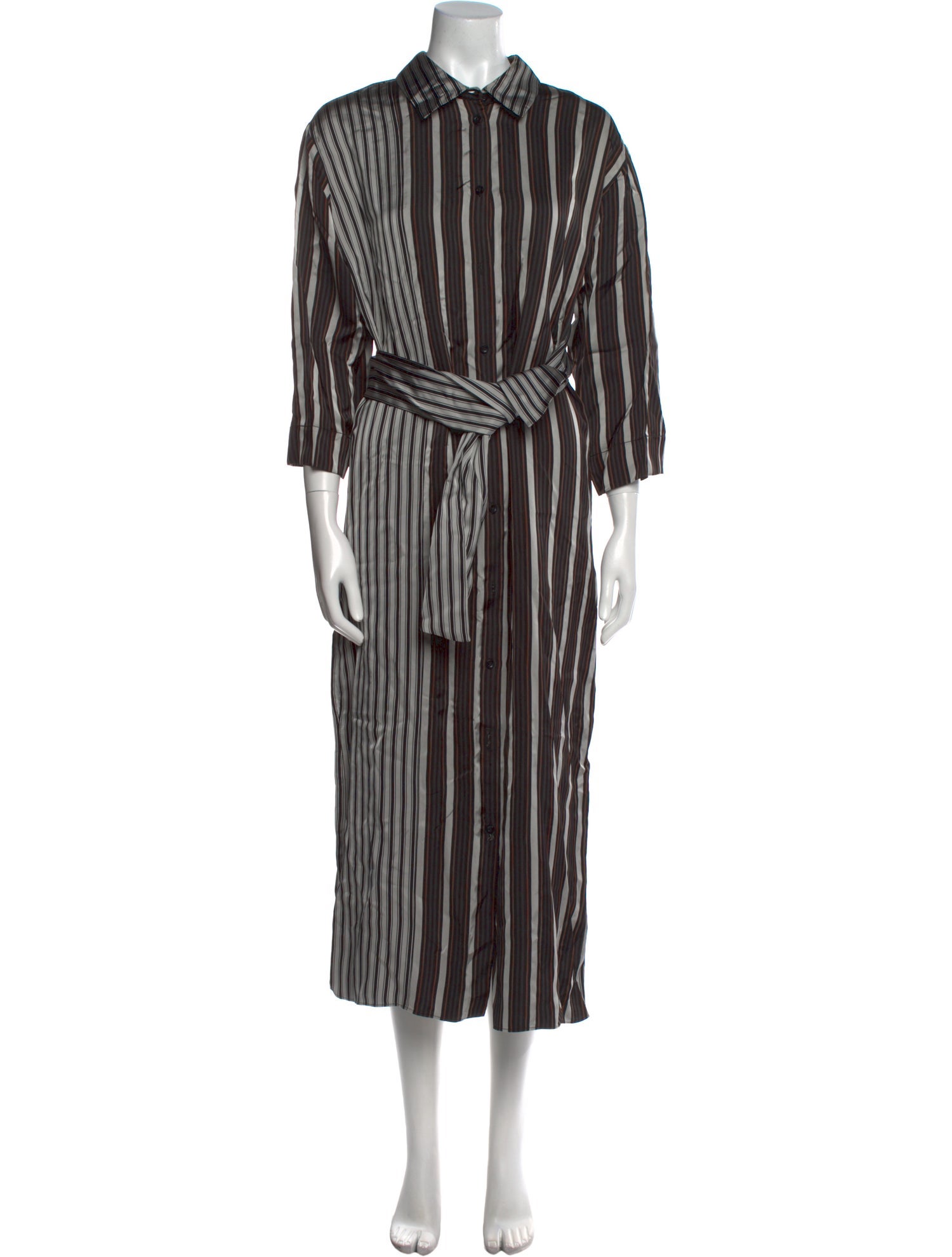 Joseph Striped Long Dress