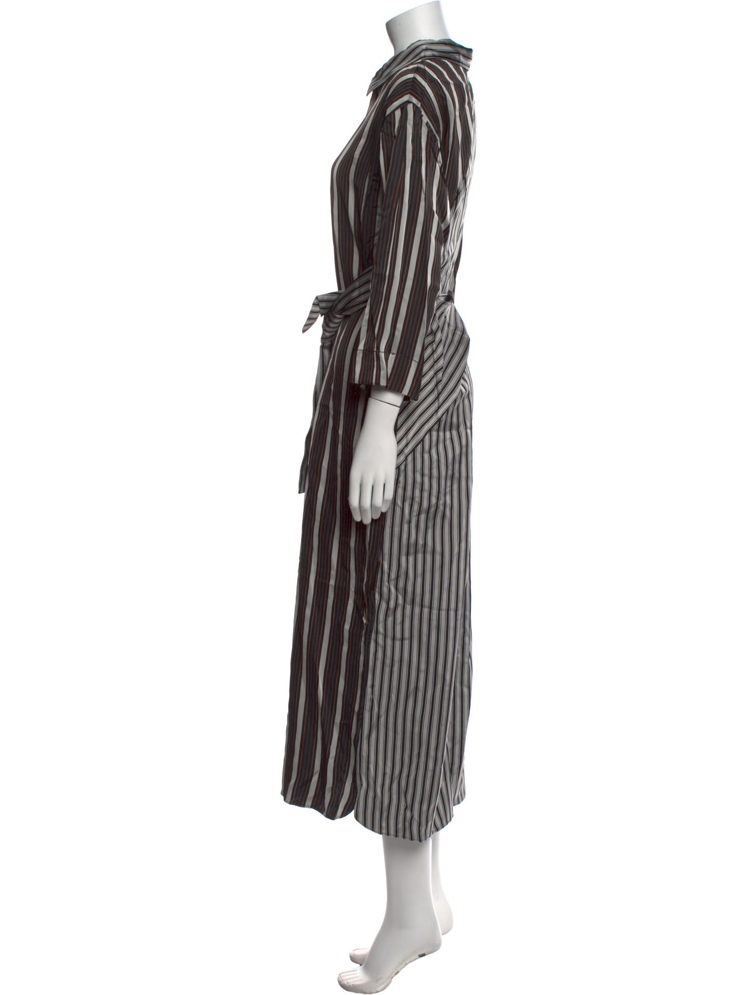 Joseph Striped Long Dress
