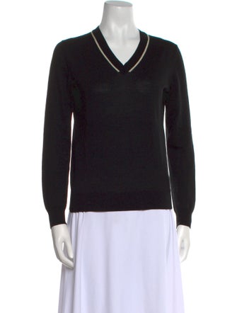 Joseph Merino Wool V-Neck Sweater