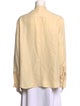 Joseph Silk Long Sleeve Button-Up Top
