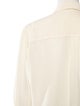 Joseph Silk Long Sleeve Button-Up Top