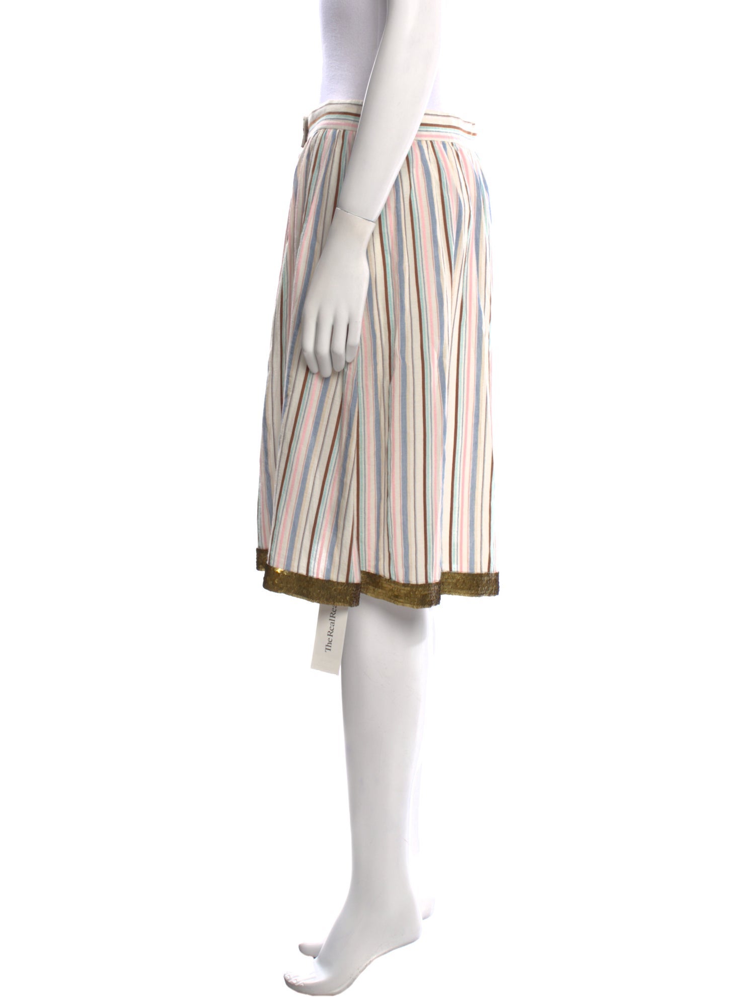 Joseph Striped Knee-Length Skirt