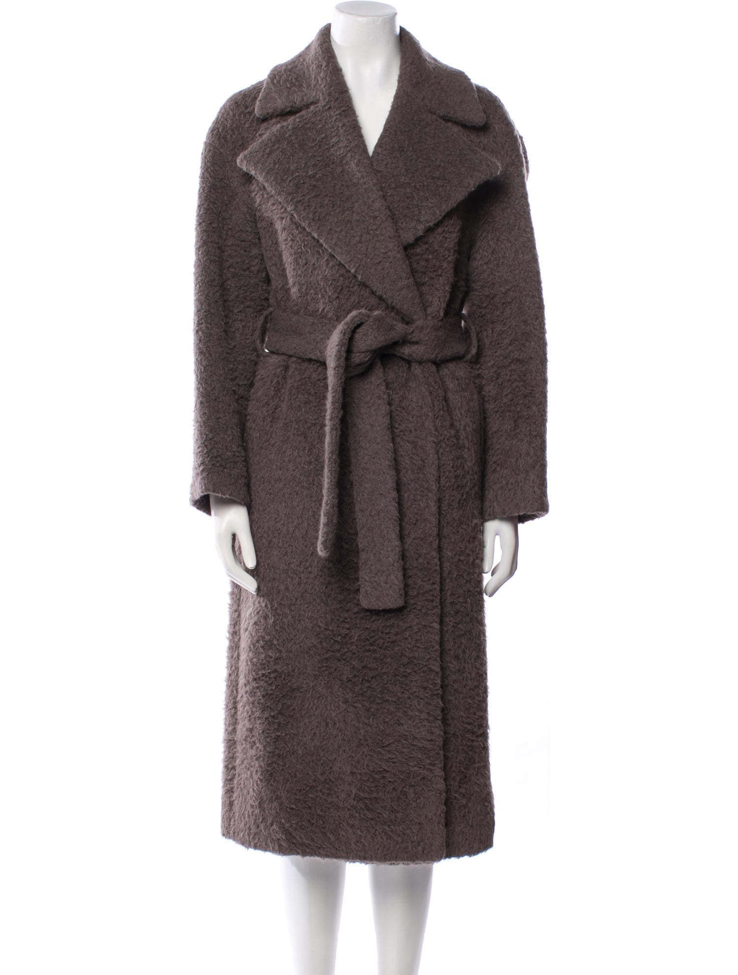 Joseph Alpaca Faux Fur Coat