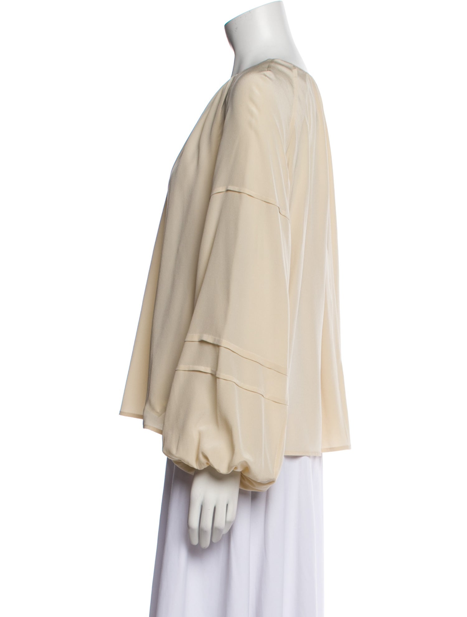 Joseph Silk Crew Neck Blouse