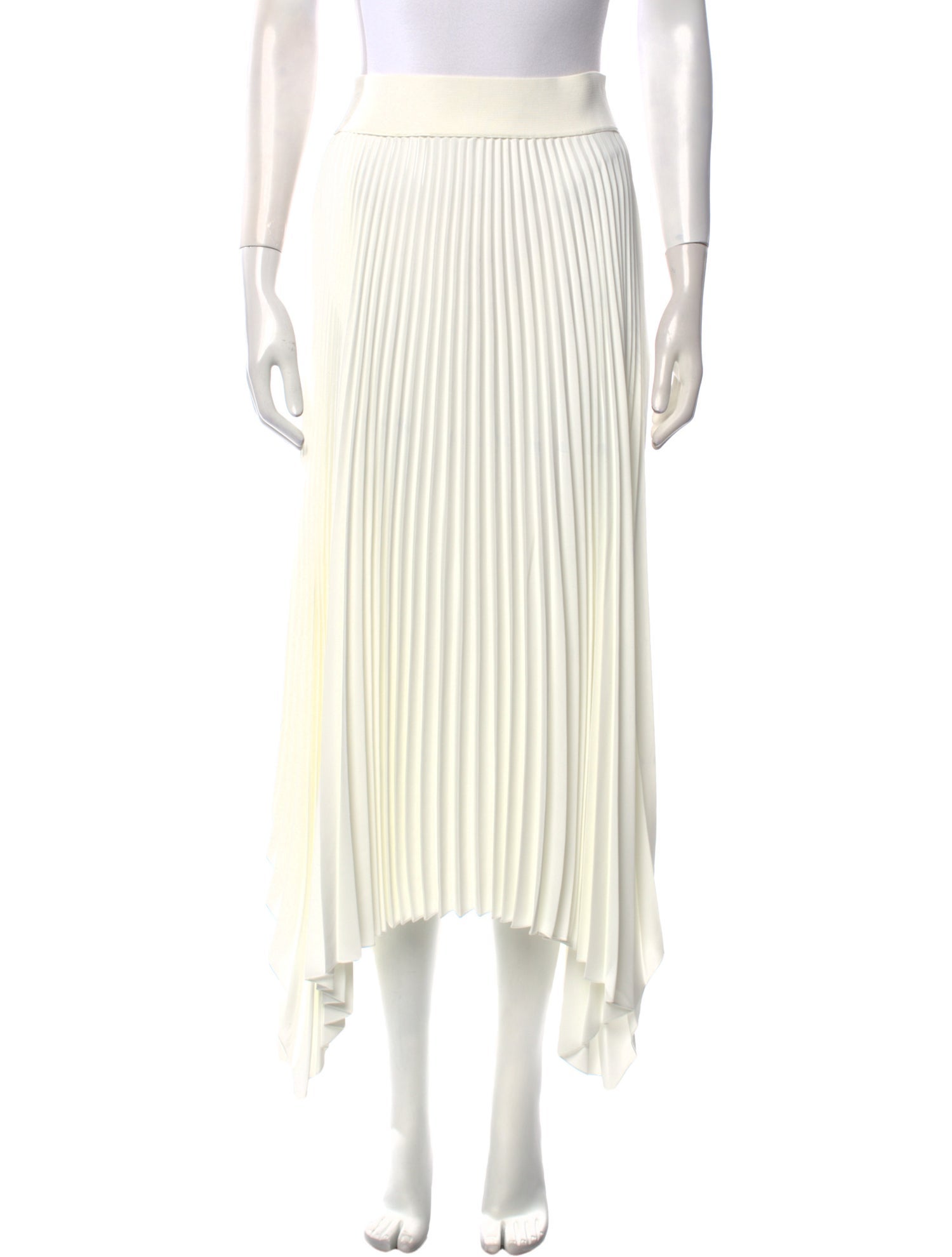 Joseph Pleated Accents Long Skirt