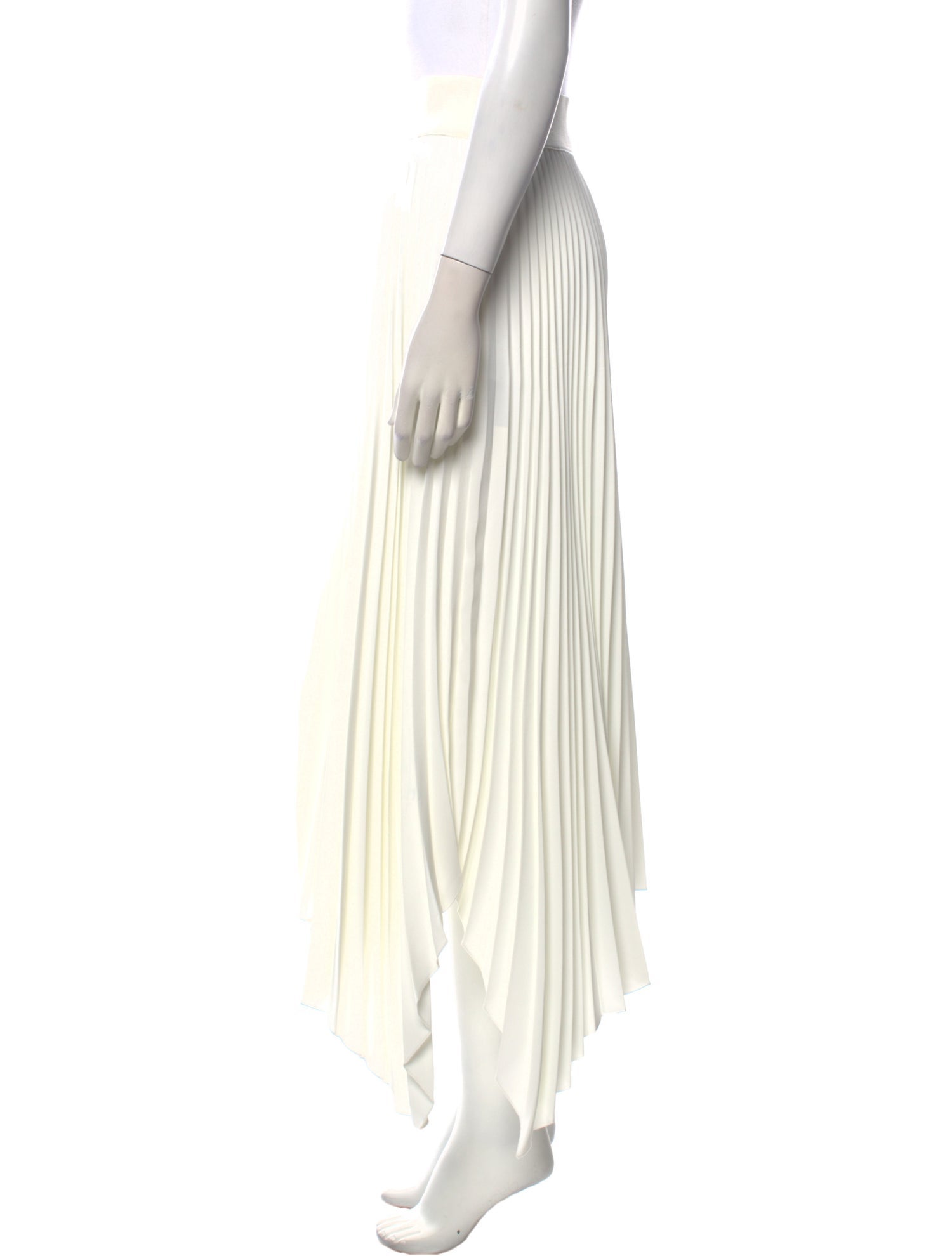Joseph Pleated Accents Long Skirt