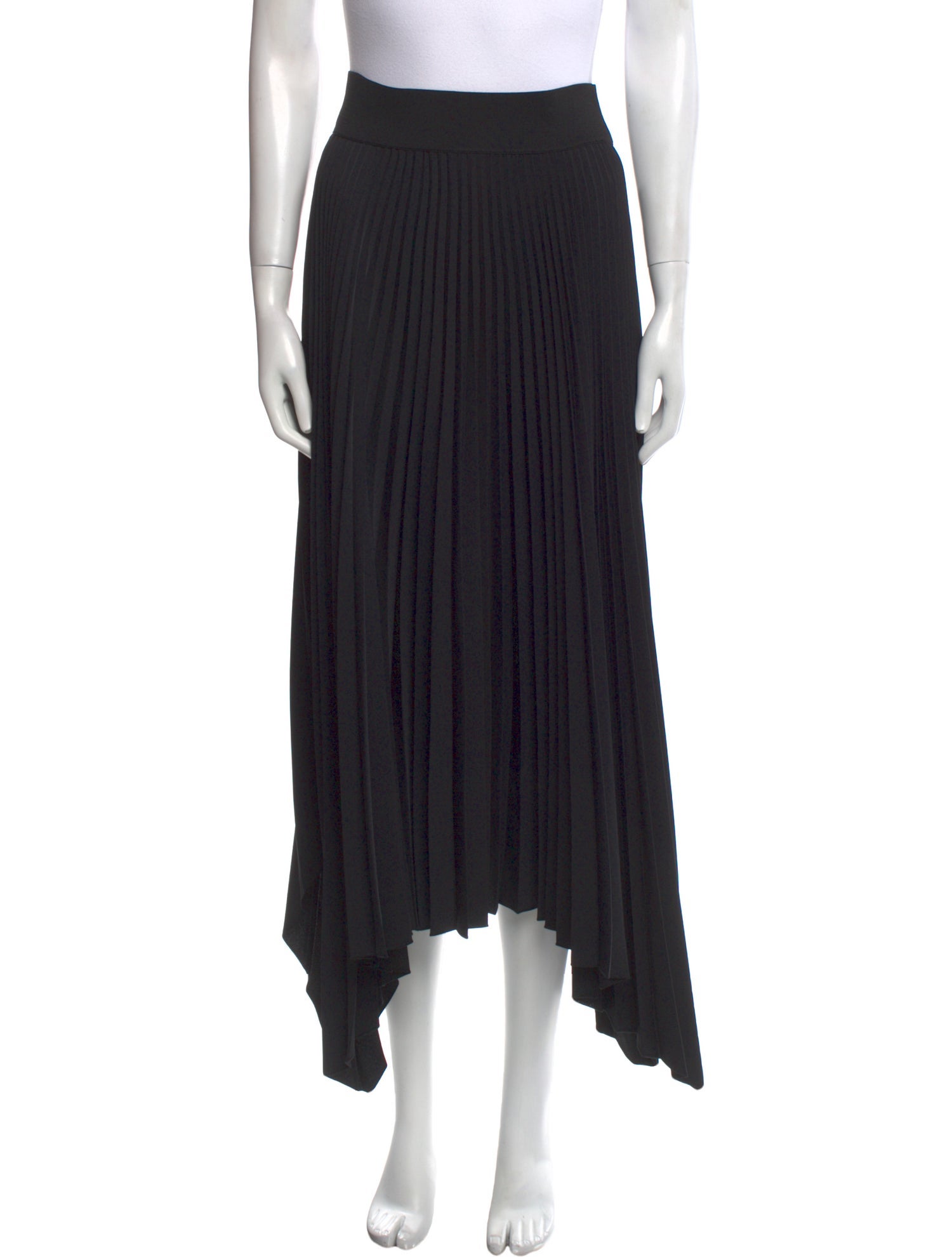Joseph Pleated Accents Midi Length Skirt