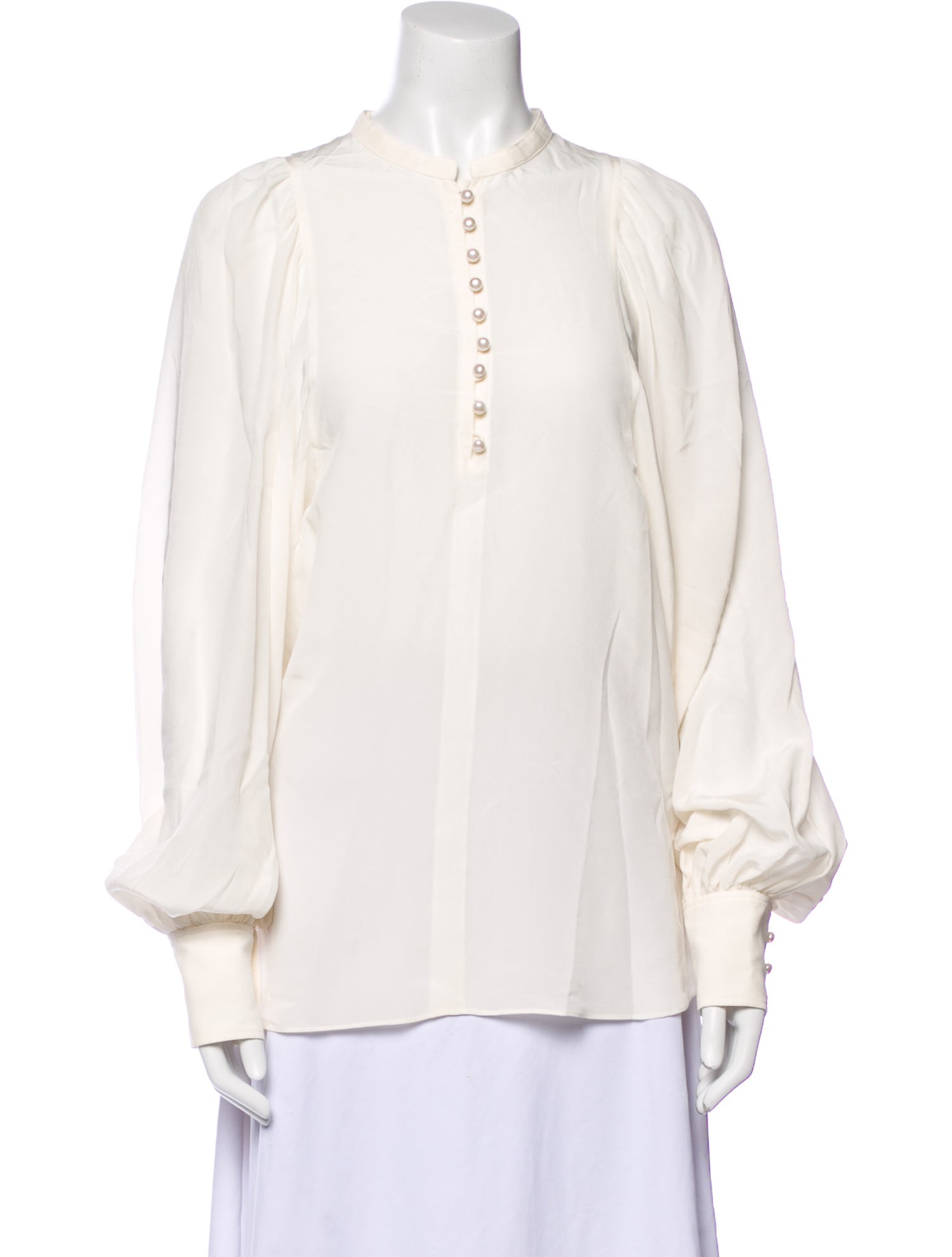 Joseph Silk Crew Neck Blouse