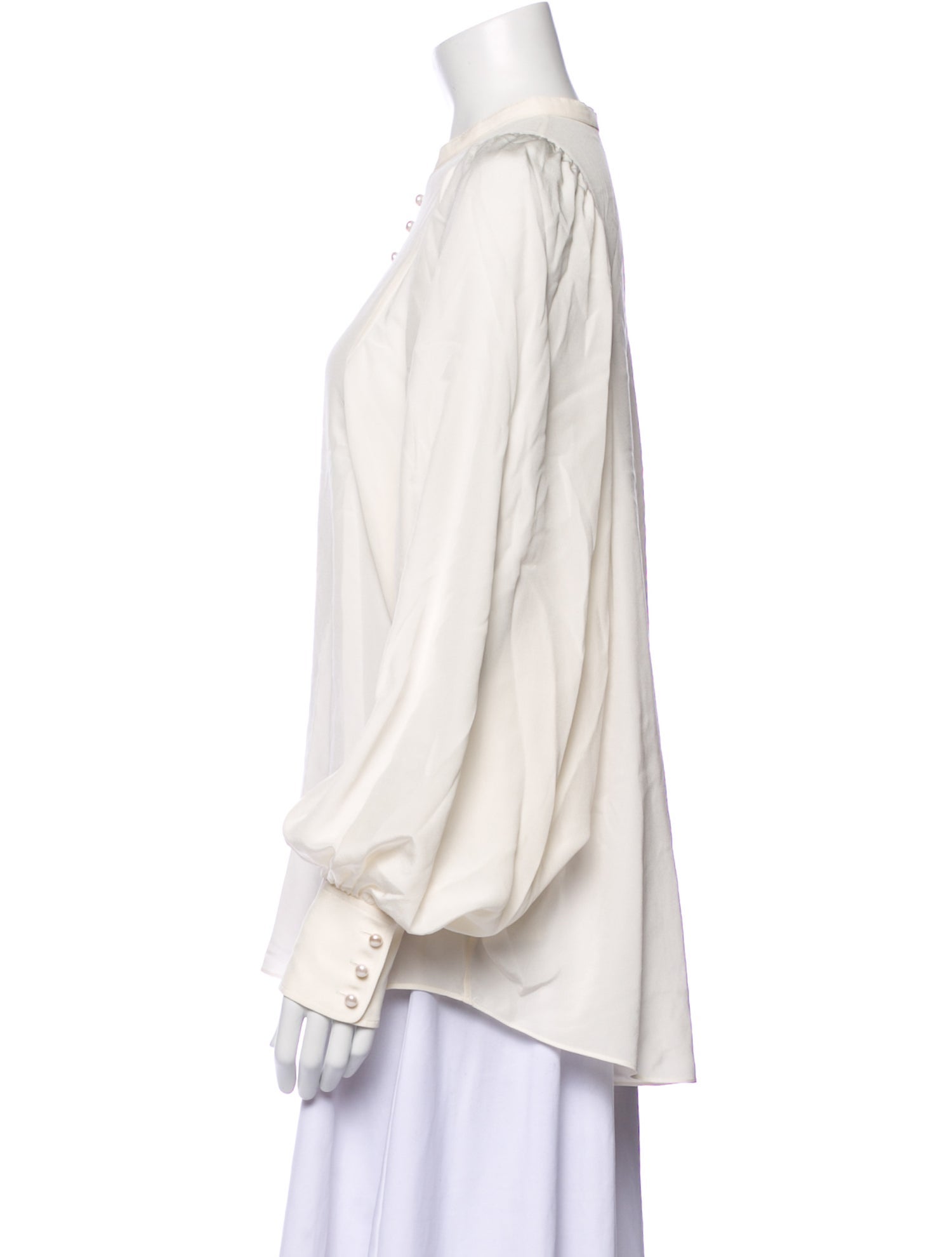 Joseph Silk Crew Neck Blouse