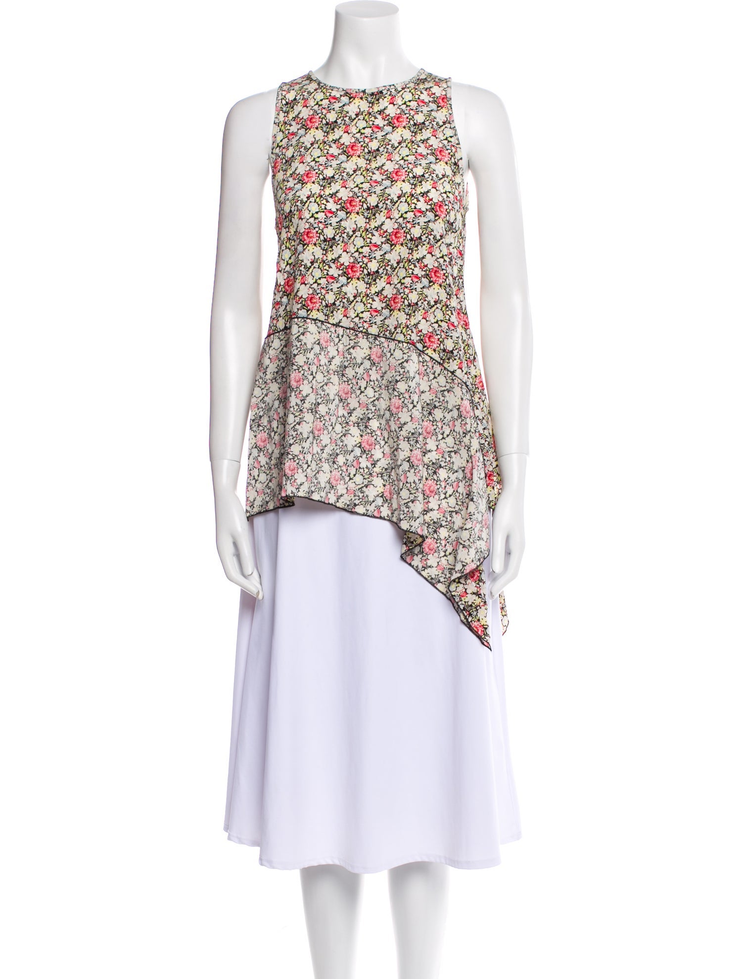 Joseph Silk Floral Print Tunic