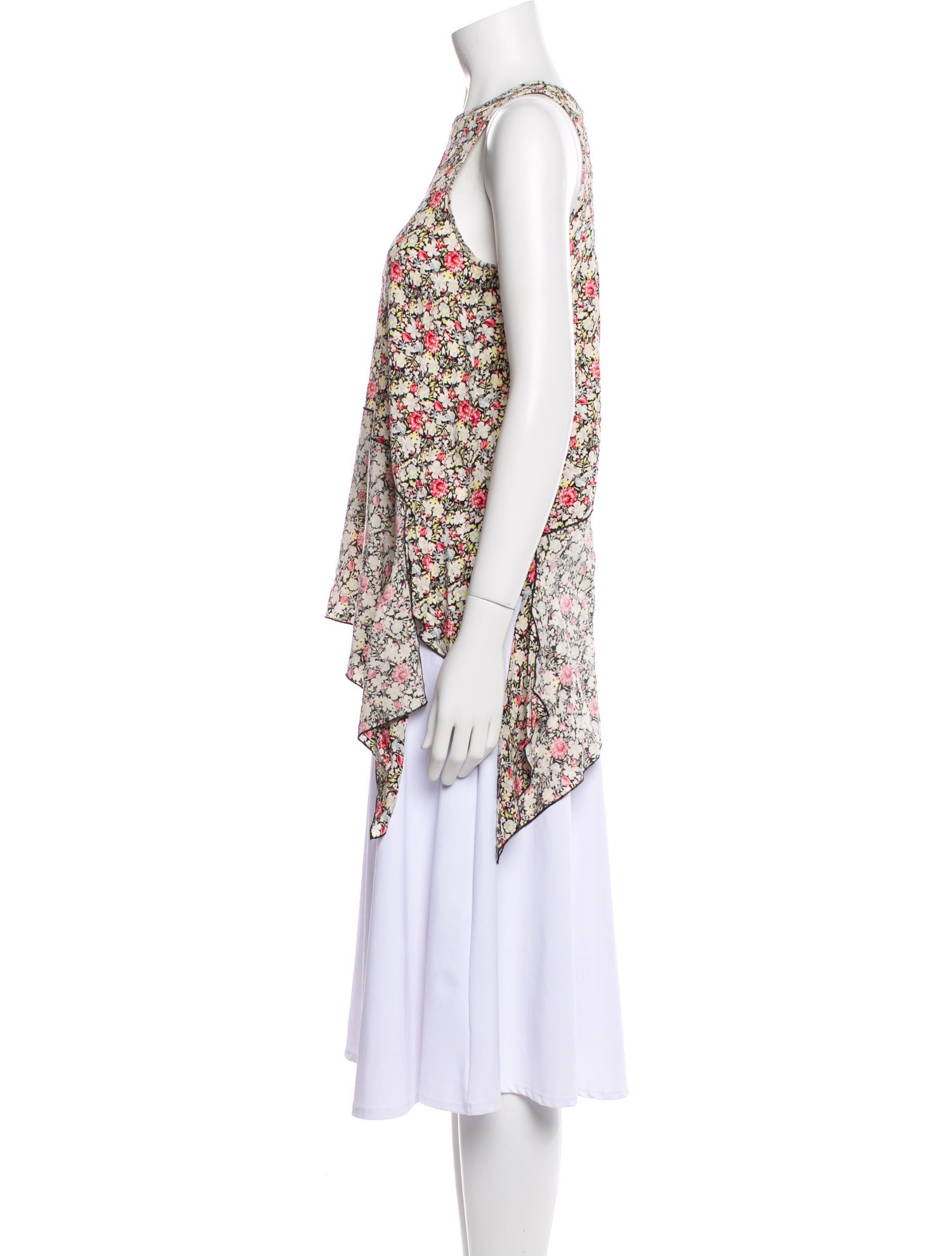 Joseph Silk Floral Print Tunic