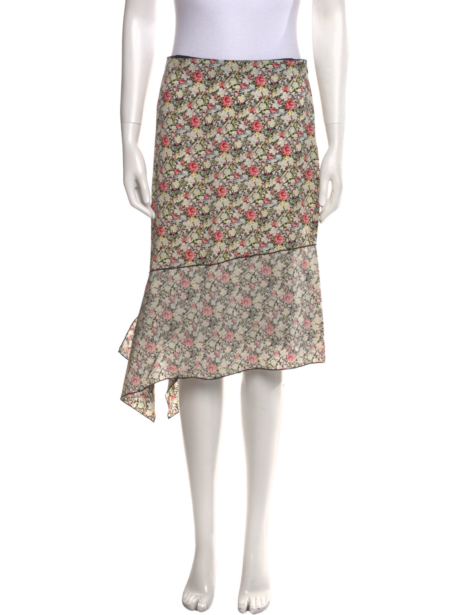 Joseph Silk Knee-Length Skirt