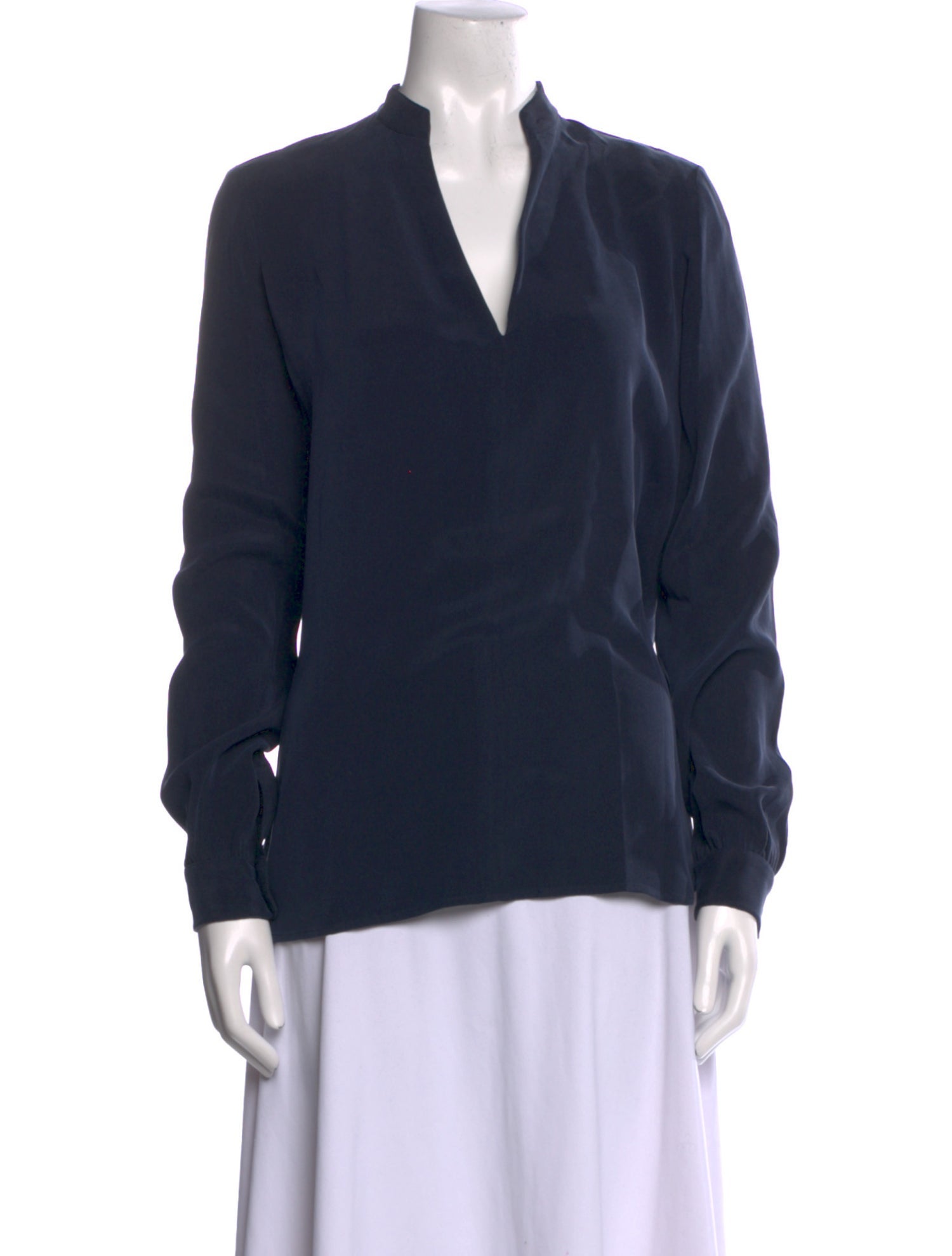 Joseph Silk V-Neck Blouse