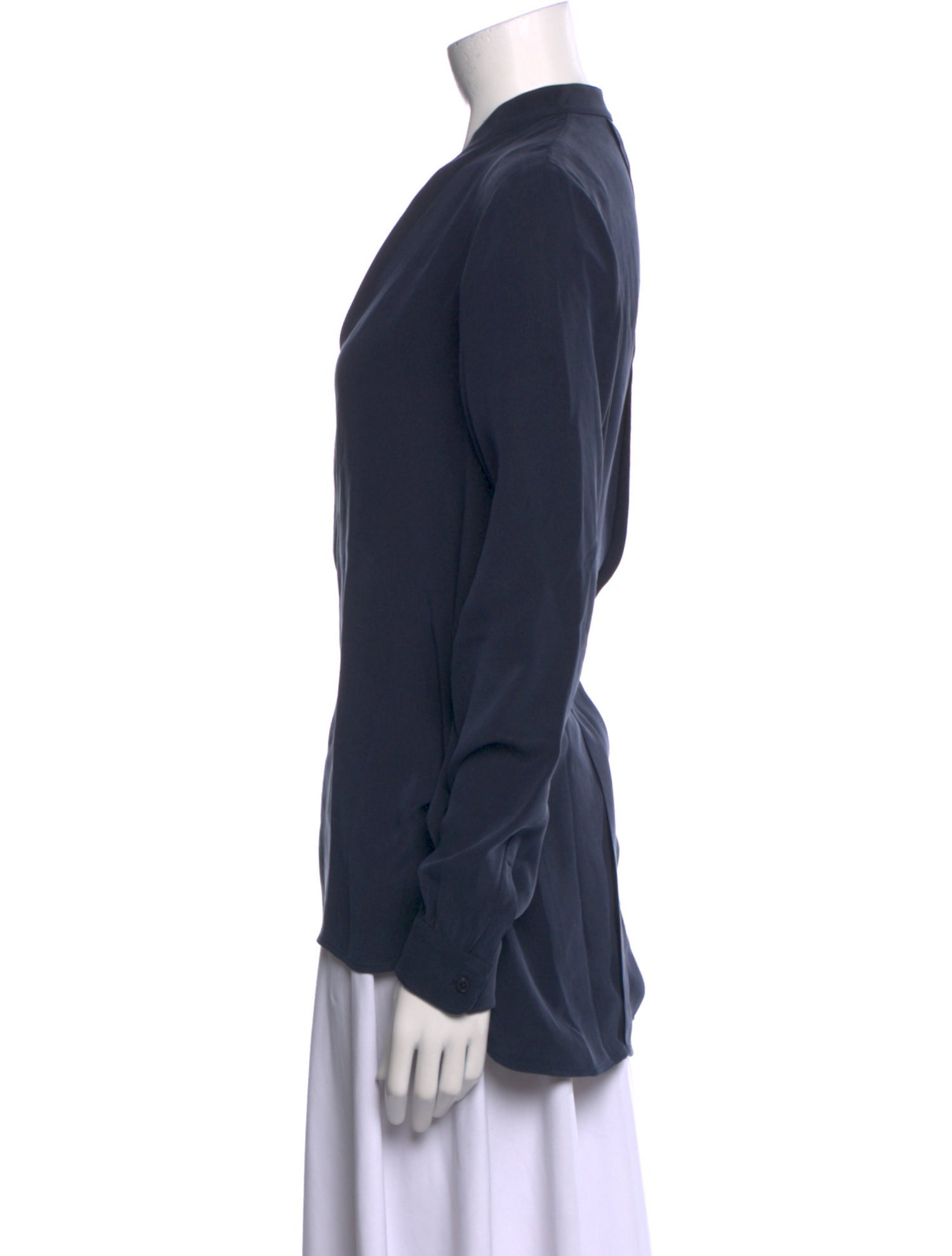 Joseph Silk V-Neck Blouse