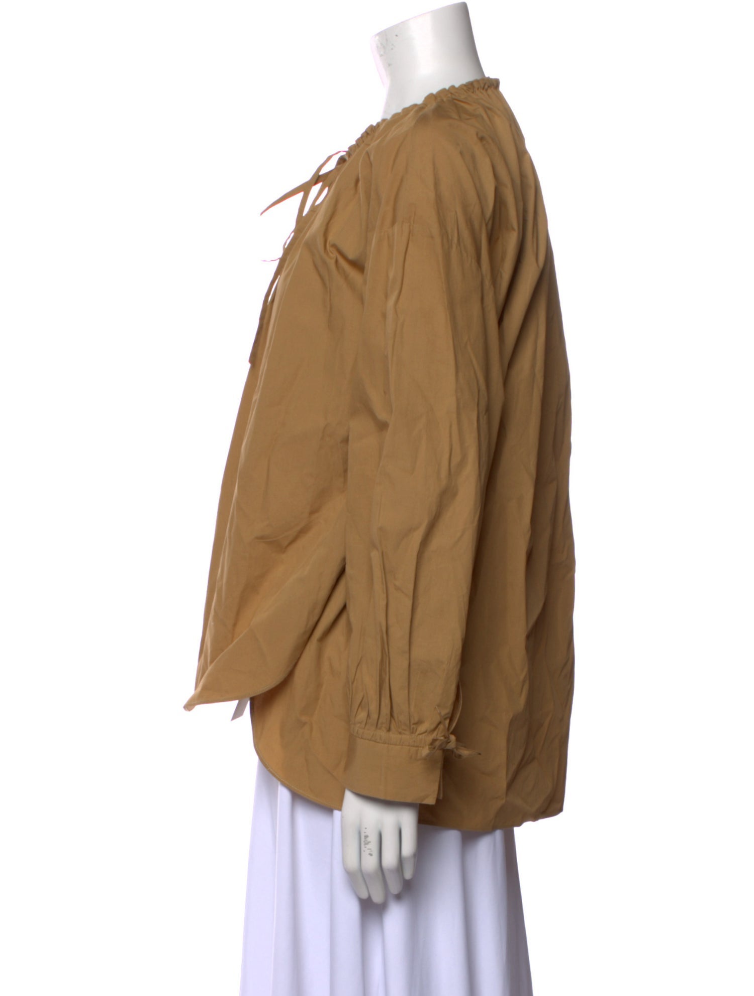 Joseph Mock Neck Long Sleeve Blouse