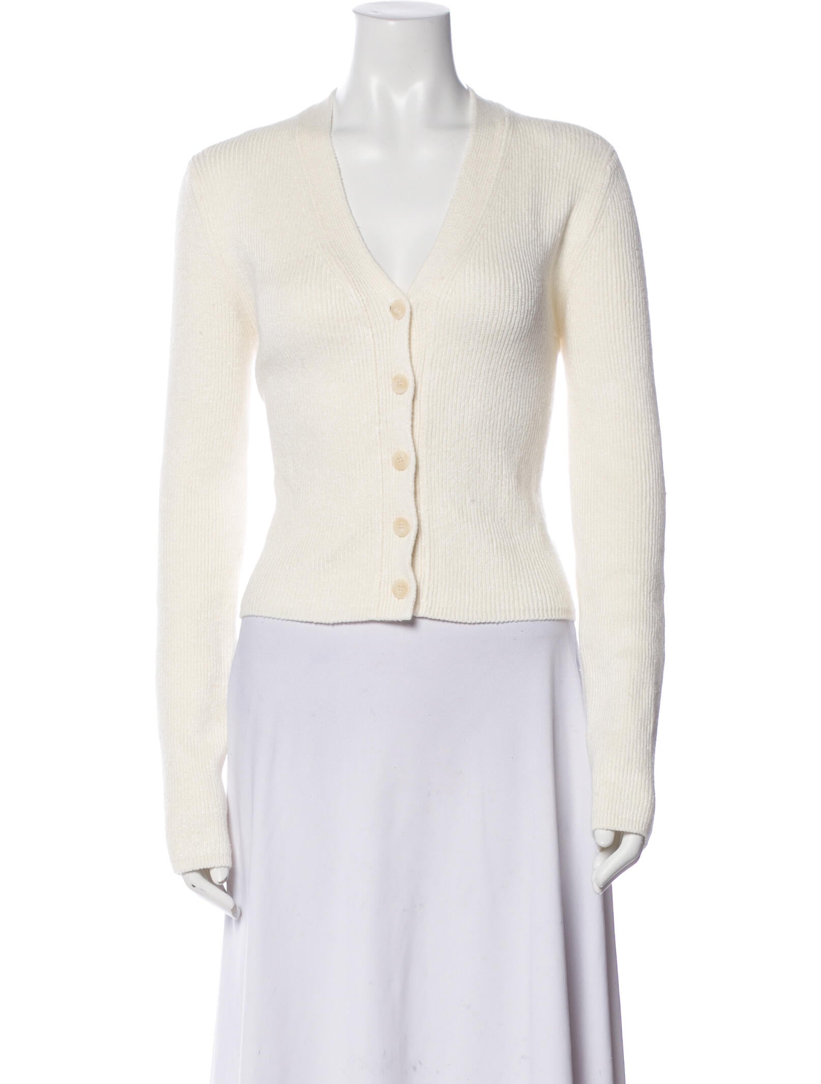 Joseph Linen V-Neck Sweater