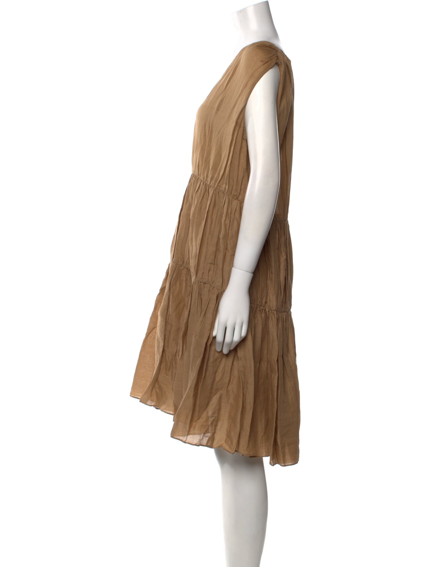 Joseph V-Neck Knee-Length Dress