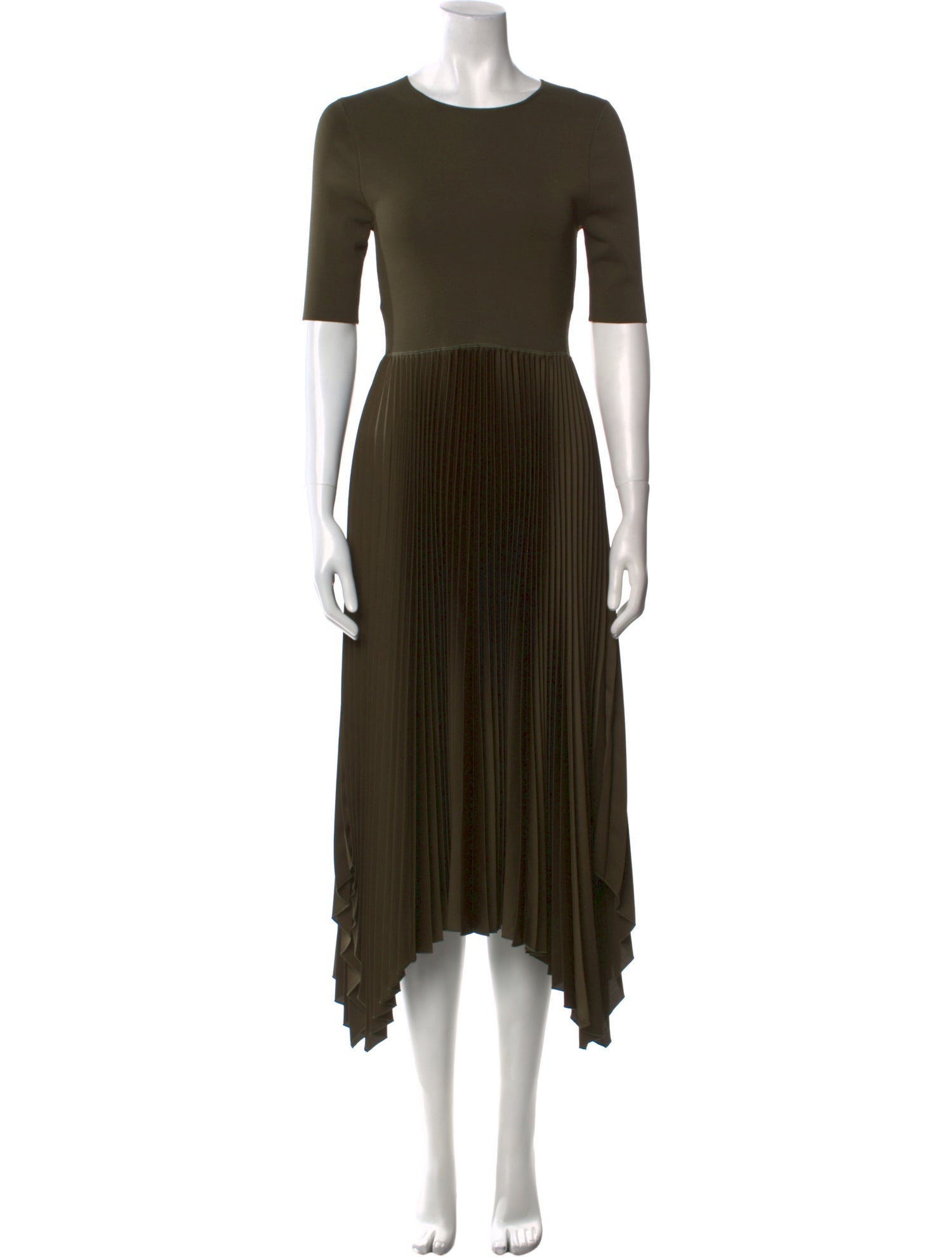 Joseph Crew Neck Midi Length Dress