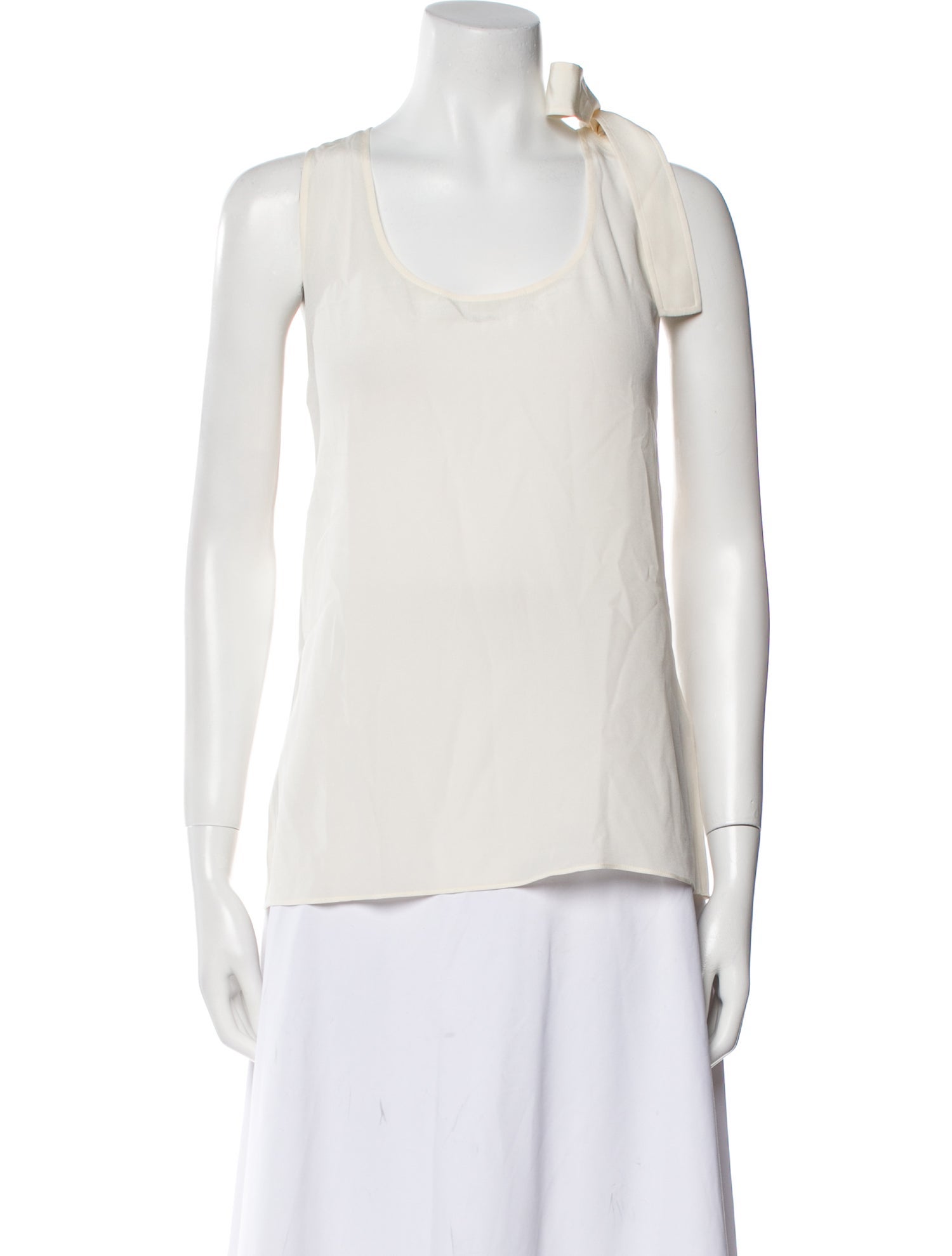 Joseph Silk Scoop Neck Top