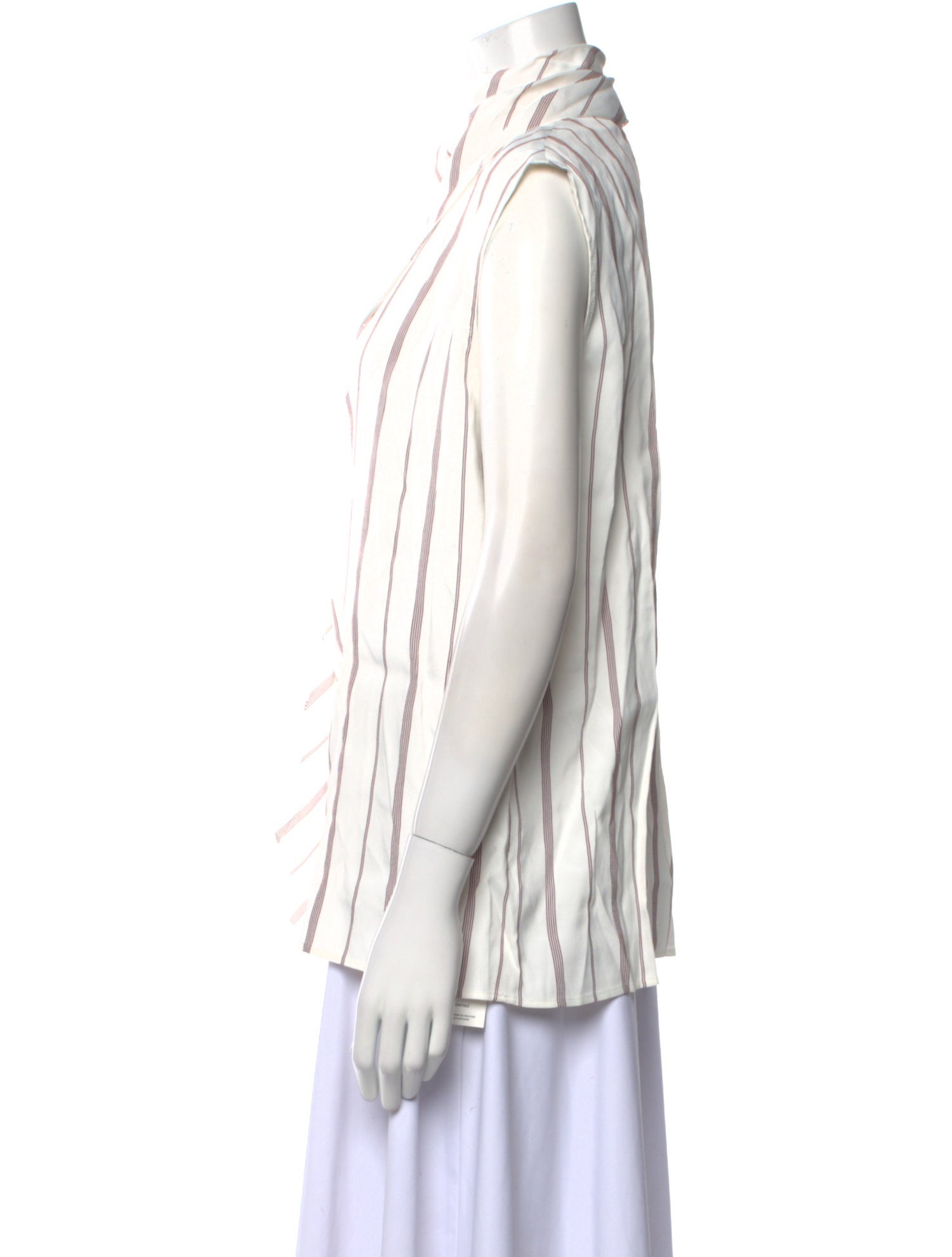 Joseph Striped Cowl Neck Tunic