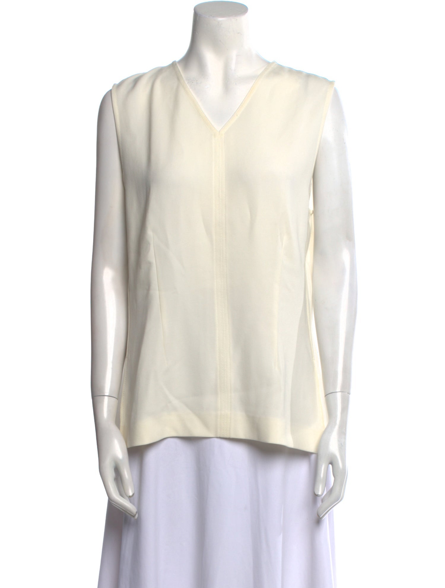 Joseph V-Neck Sleeveless Blouse